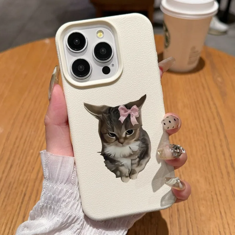 Lovely Cat Dog Animal Pattern Mobile Phone Case For iPhone 17 16 15 14 Plus 11 13 12 Pro Max 16E 17Air X XR XS Max Soft Cover - náhled 6