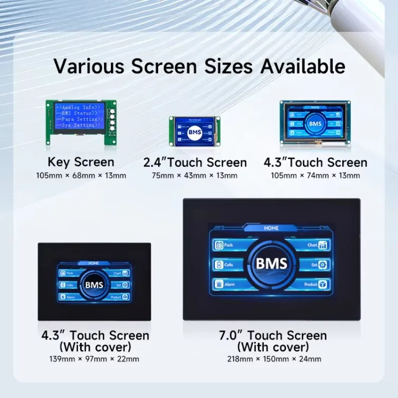 TDT Smart BMS WiFi Module 2.8-inch 4.3-inch 7-inch Screen Protector Accessories