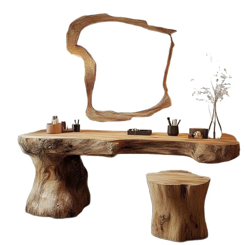 

Log, dresser, wabi-sabi, solid wood, makeup, nature, shape, wood, medieval style