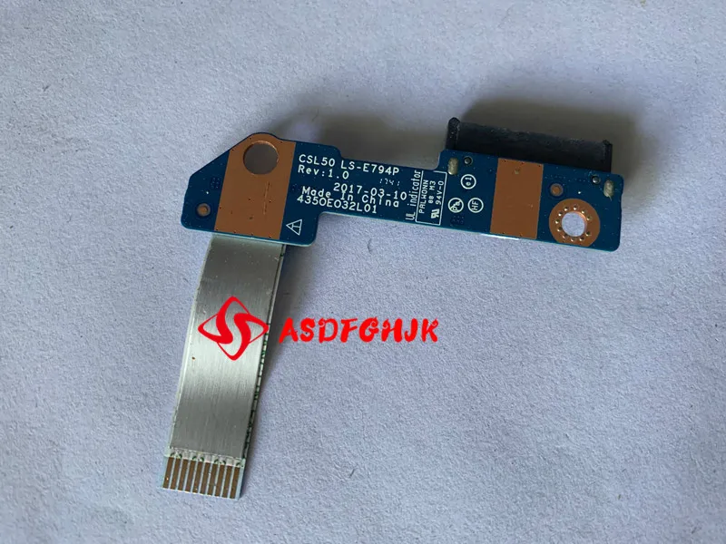 Original FOR HP 250 G6 DVD Connector Board With Ribbon Ls-e794p  All tests OK
