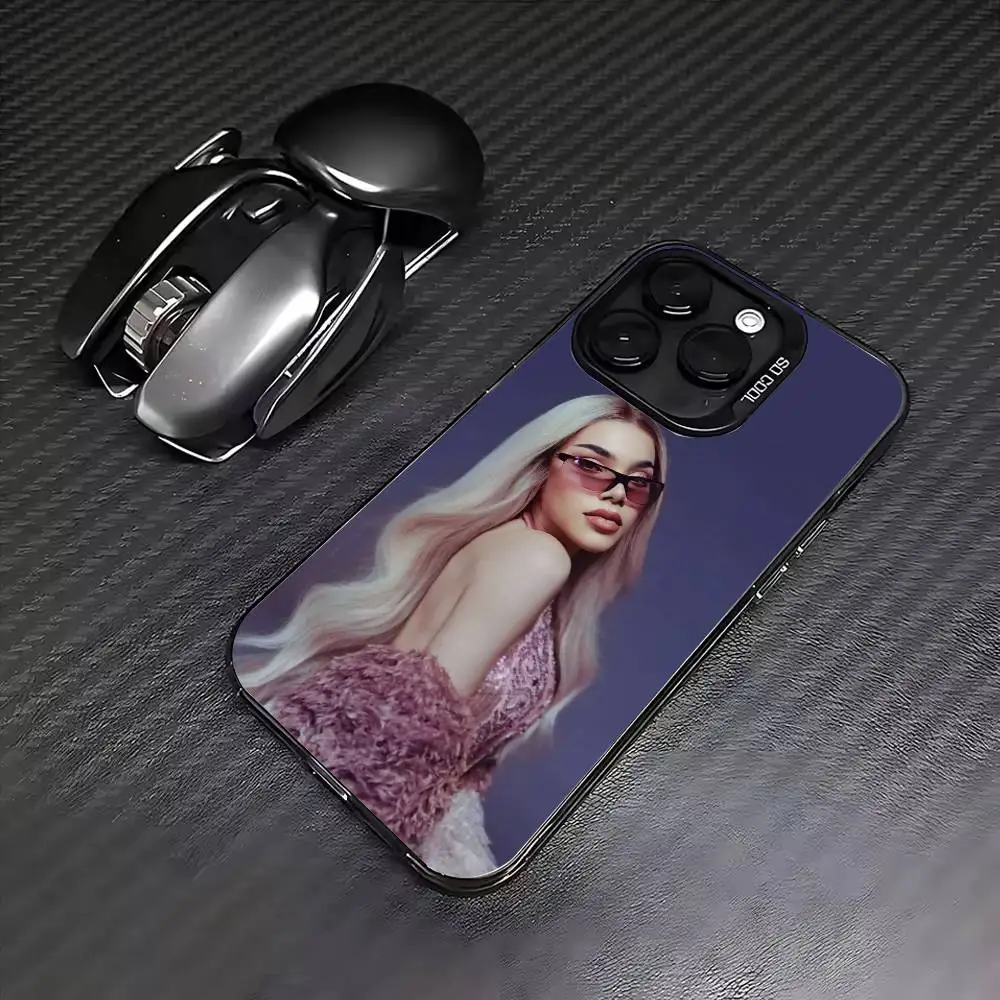 Custodia per telefono Singer K-Kenia OS per iPhone 17,16,15,14,13,12,11,Pro Max,Plus Candy Silver Cover