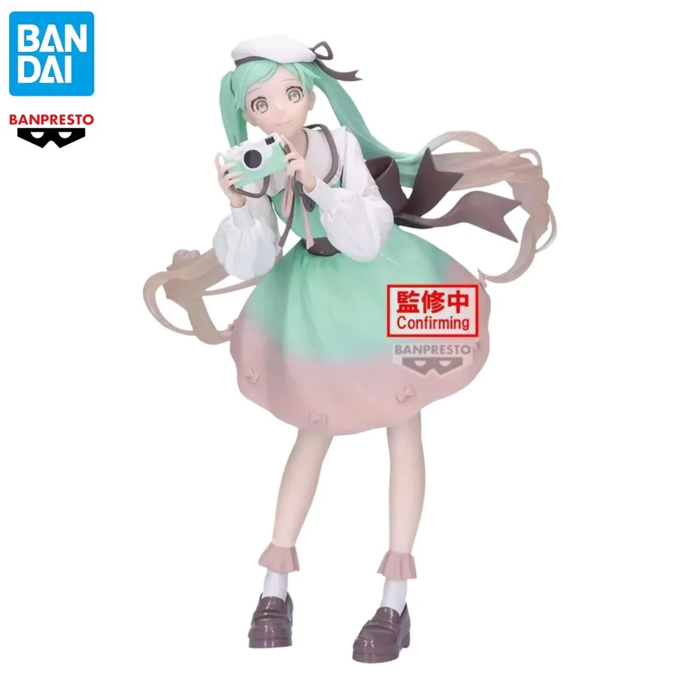 在庫あり バンダイオリジナル初音ミク ホリデーメモリーズ カメラミク アニメフィギュア アニメ アクションフィギュア モデルおもちゃ 装飾品 ギフト