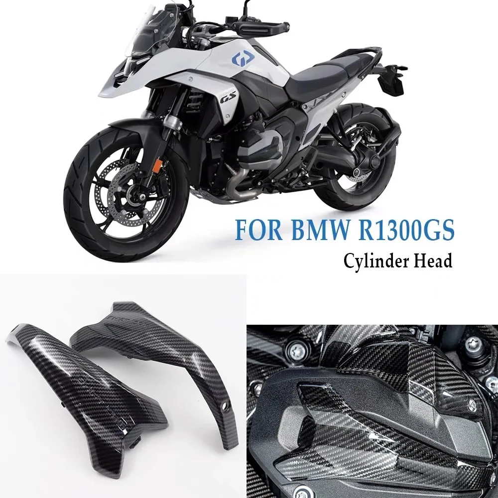 

for BMW R1300GS R 1300 GS ADV Motorcycles Engine Cylinder Head Protective Cover Accessories Carbon Fiber Spark Plug Cover Ends