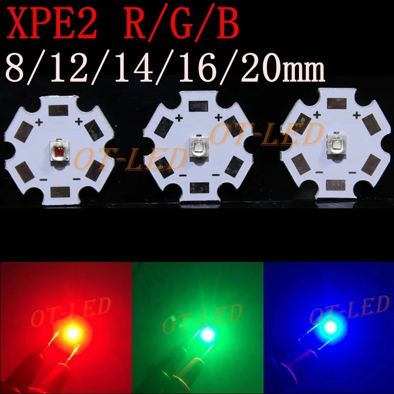 1set 3W LED 3535 XTE XT-E XPE XP-E XPG2 XBD XB-D XRE XR-E XPE2 XP-E2 LED Bulb Chip Light + 3-3.7V 3W 16mm / 20mm 1 Mode Driver