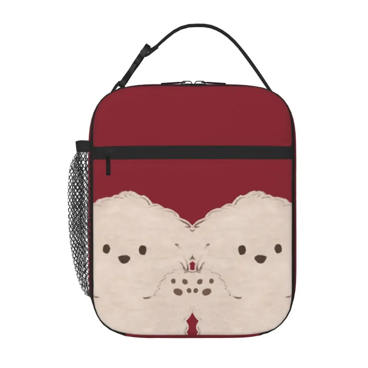 

Cartoon trend stud portable insulated lunch bag, suitable for outdoor travel, school or work portable bento bag