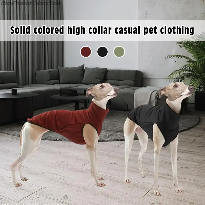 Two-legged Dog Jacket Italian Greyhound Warm Vest Greyhound Whippet Dog Pet Pullover Coat For Small Medium Big Dog Jacket