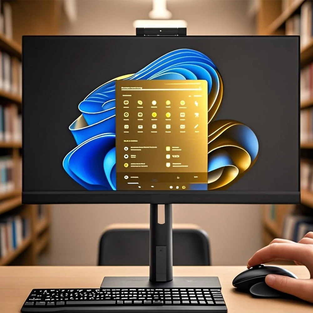 

23.8 Inch All-in-One Desktop Computer FHD Display Core I5 8G+512GB All In One PC WIth Wired Keyboard/Mouse