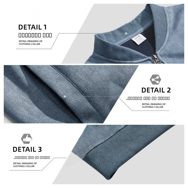 

Мужская замшевая куртка на молнии Jaet Long Sve Color, повседневная винтажная верхняя одежда, пальто Sli Slim Fit, молодежное, обычное, тонкое