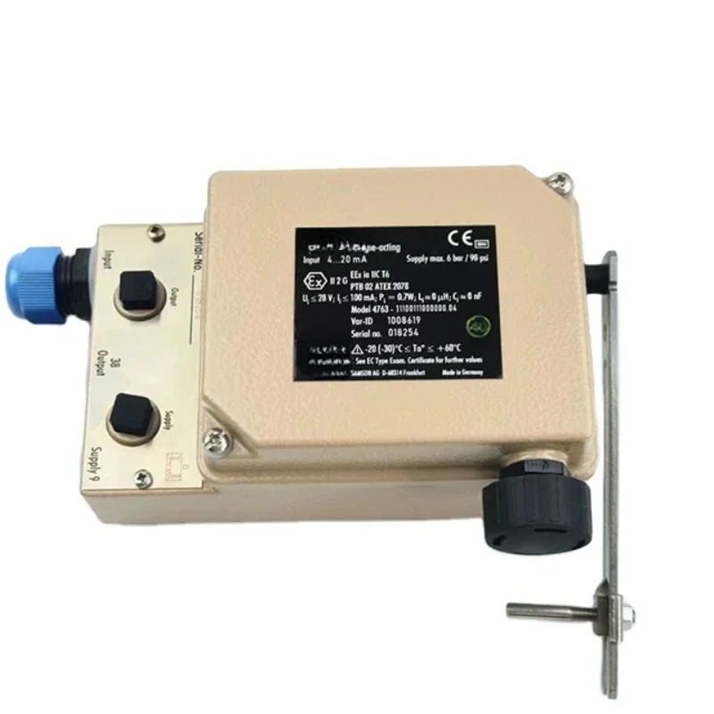 Single Acting Type 4763 Model 4763 - 11100111000000.04 Electropneumatic Valve Positioner