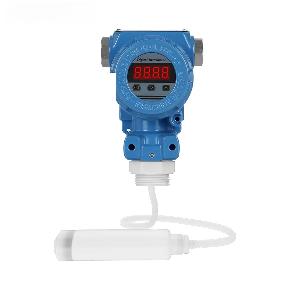Hydrostatic Level Gauge Protection River Deep Well Water Level Explosion-Proof Direct Immersion Corrosive PTFE 0.5%