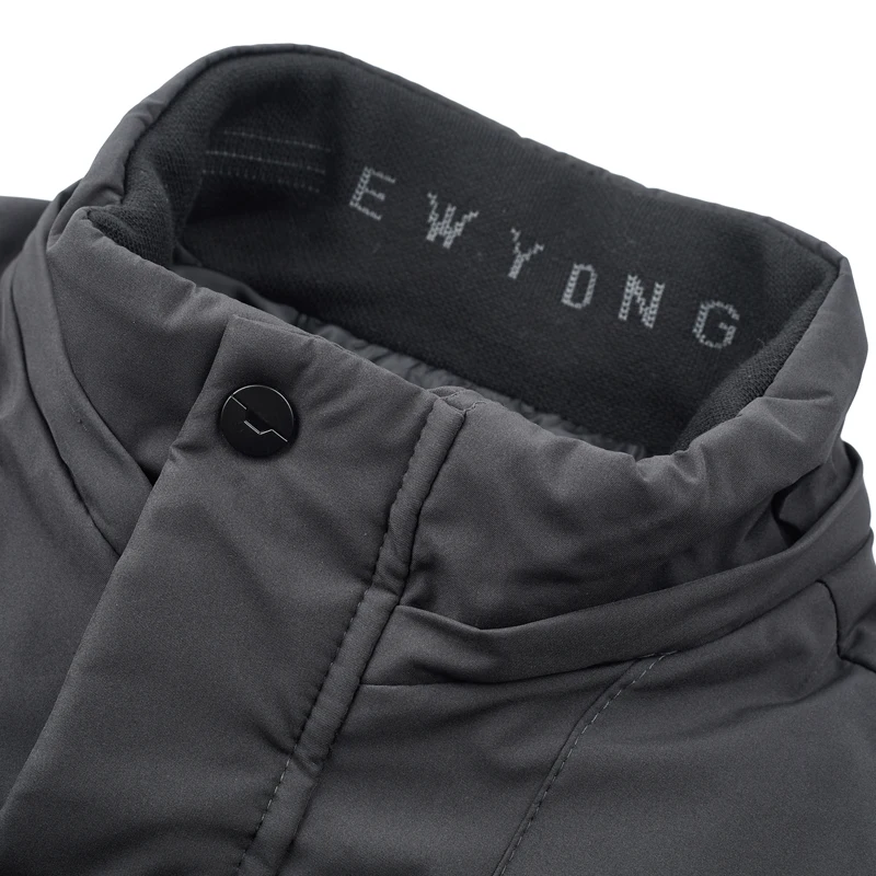 Parka longue à capuche thermique pour homme, veste, manteau, coupe-vent, doudoune, optique, hiver, nouveau, 2023