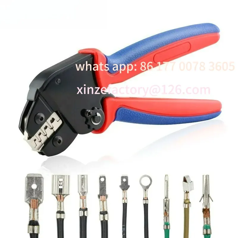 

Customizable Crimping Mini Pliers For 2.8/4.8/6.3/Non-Insulated/Ferrule Tube Terminals Ratchet 175mm Crimper Tools