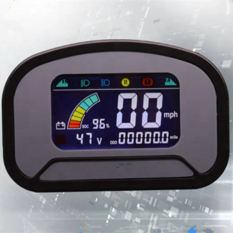 36V 48V 72V 96V Electric Golf Cart Lvtong Instrument Cluster Meter