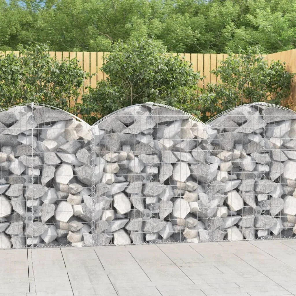Arqué gabion basket 100x30x100/cm iron galvanised Artefact balcony garden vegetable garden outdoor terrace garden flower Pot
