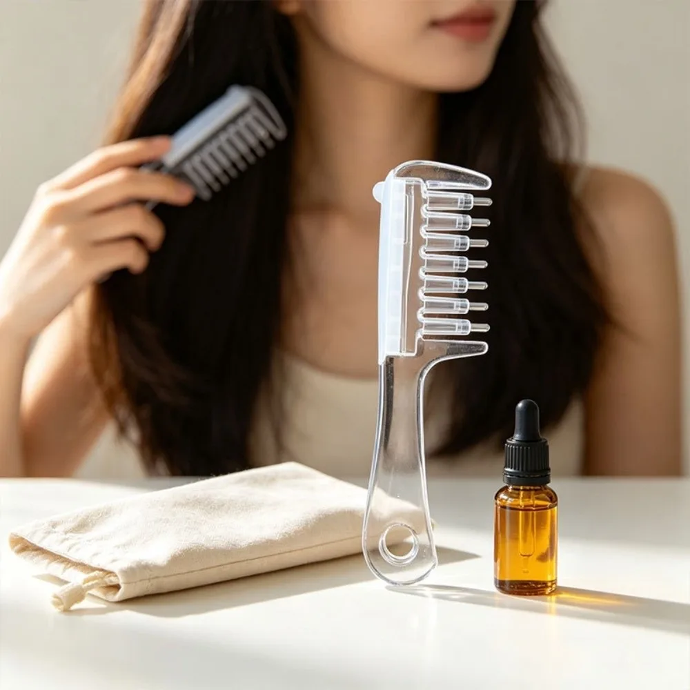 Multi-Function Mini Portable Head Applicator Anti-Frizz Hair Care Hair Firming Applicator Scalp Nourish Anti-Static