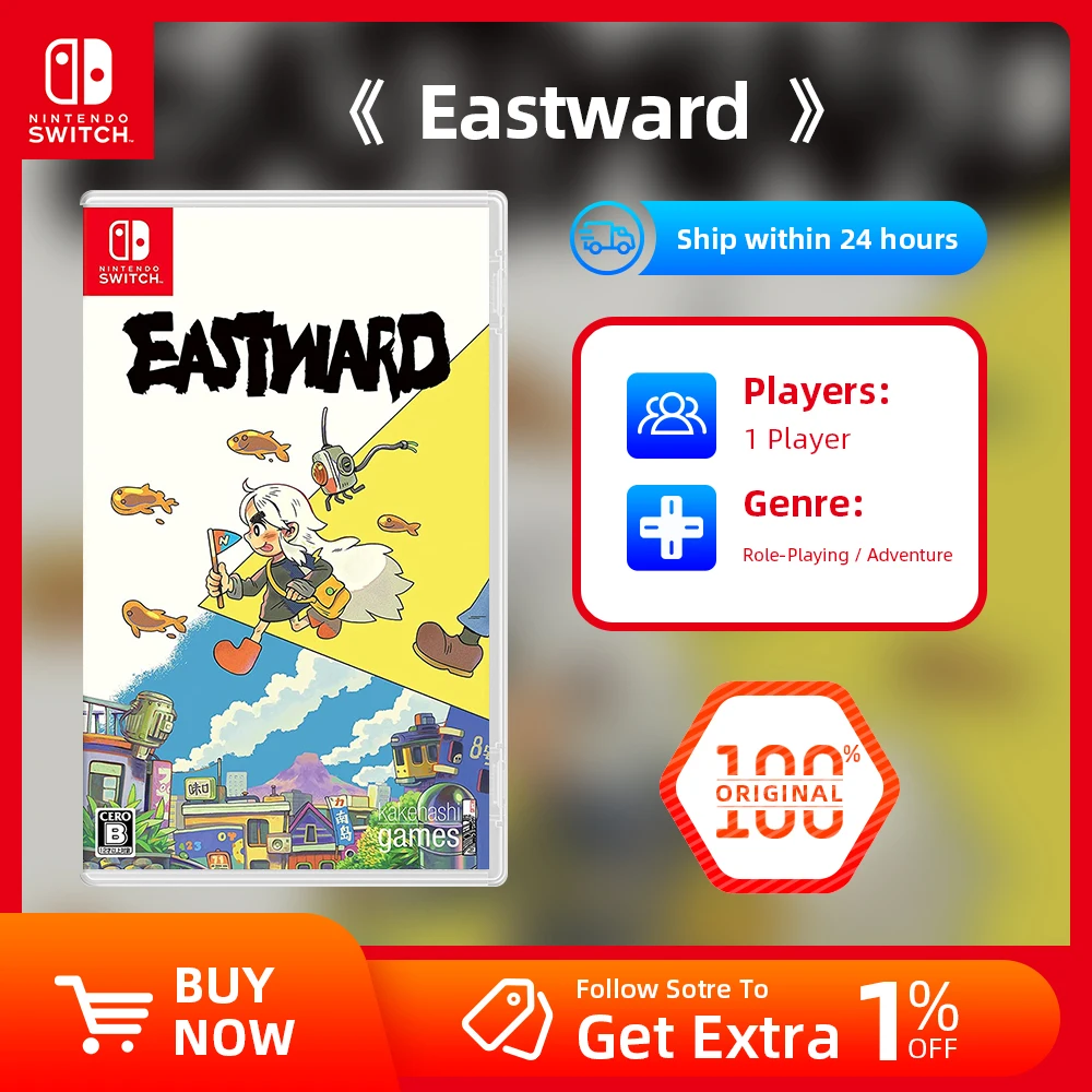 Nintendo Switch Game Deals - Eastward  - US Version for Nintendo Switch OLED Lite Game card