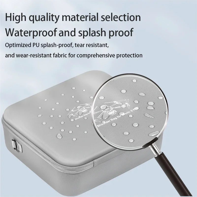 Storage Bag For DJI Mavic 3 Pro/Classic Accessories Travel Carrying Case PU Portable Shoulder Bag For DJI RC/RC PRO Case