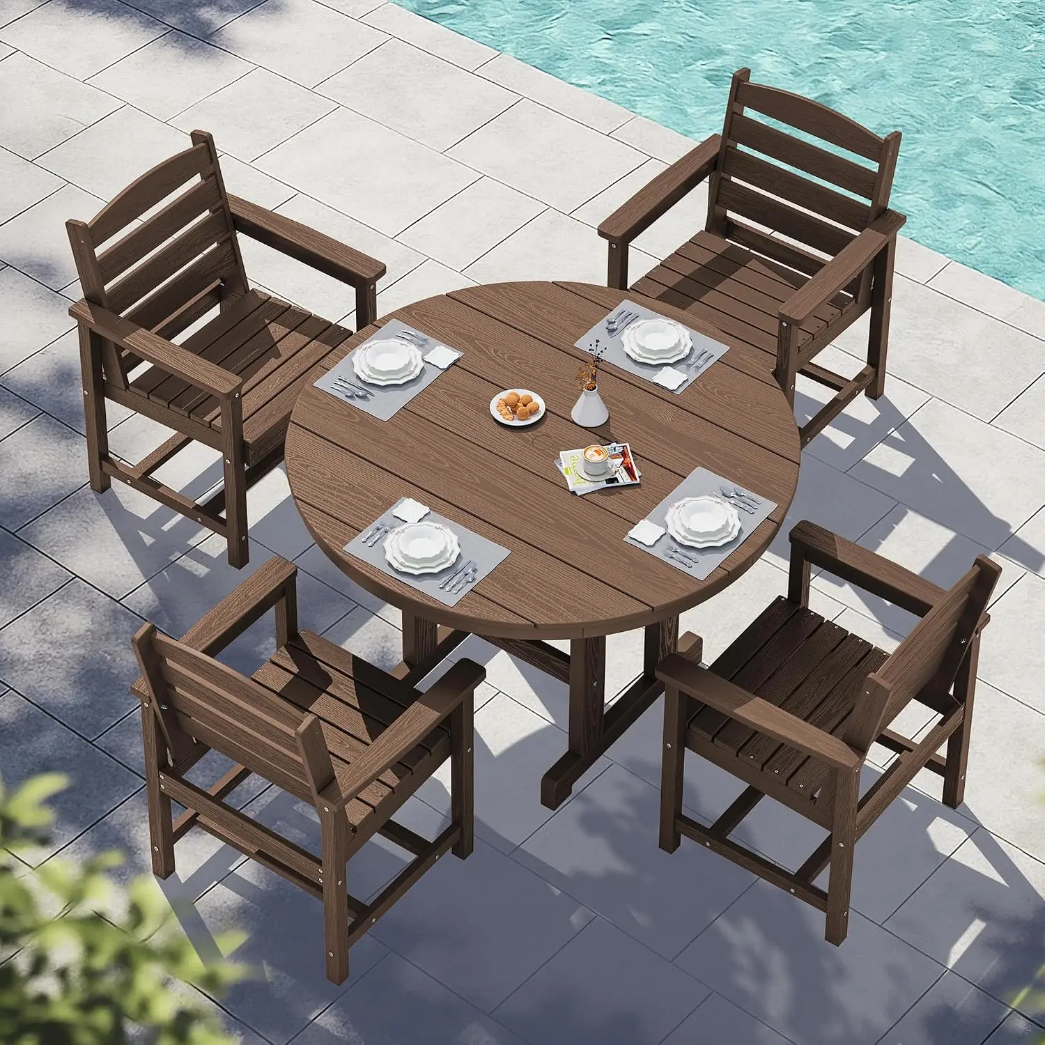 HDPE Round Dining Set 45