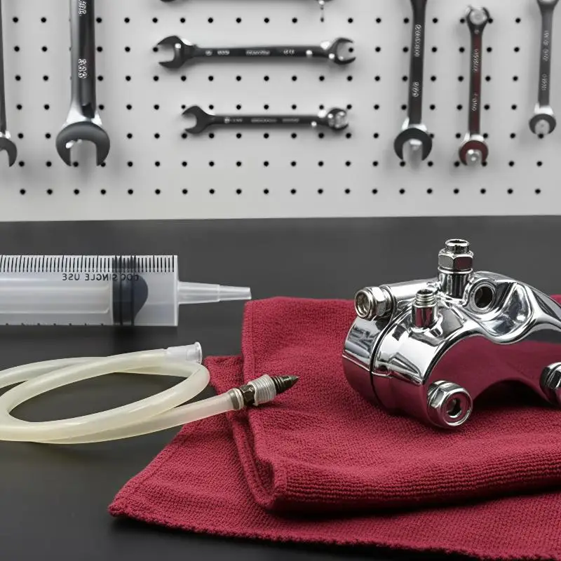 Motorcycle Brake Caliper Gas Bleeder Syringe Tool 100ml Universal Fit for Scooter ATV Brake System Maintenance