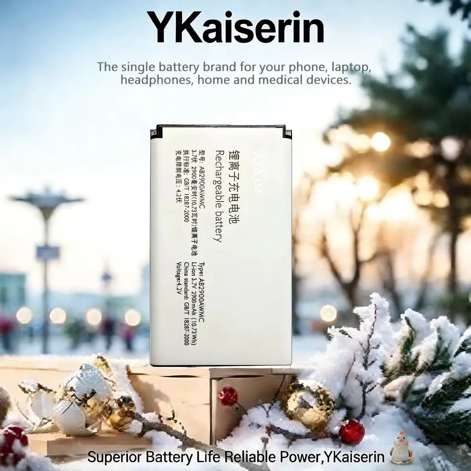 

Аккумулятор для мобильного телефона AB2900AWMC, безопасный для Philips Xenium X5500 X1560 CTX5500 CTX1560, 2900 мАч