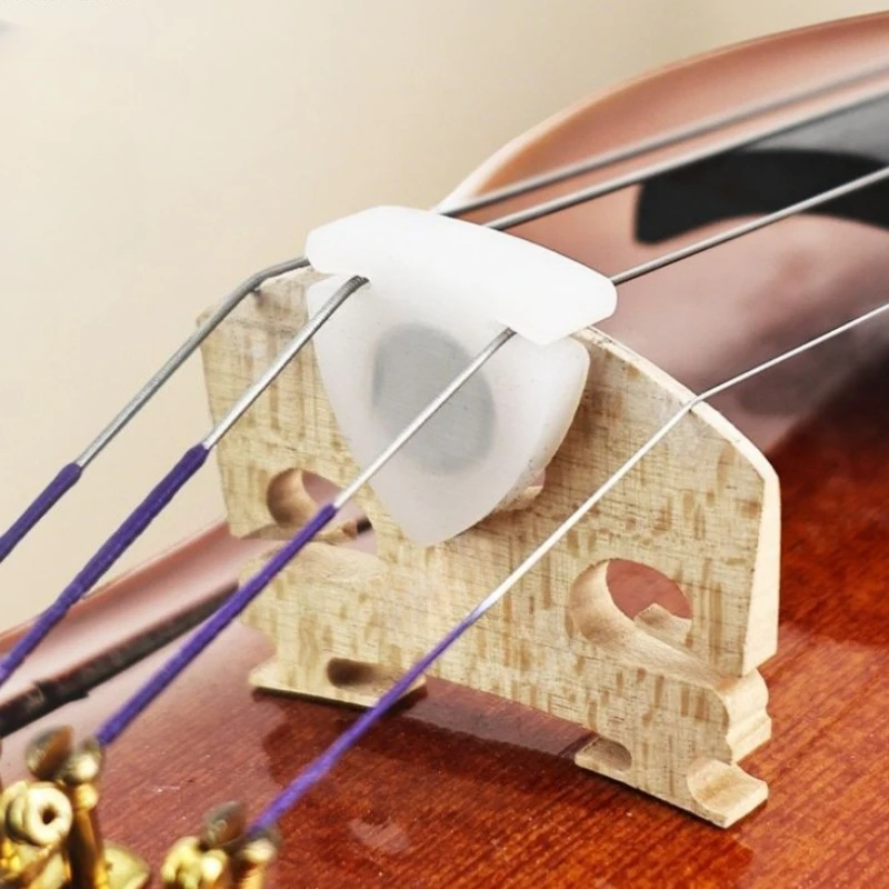 Mini Violin Mute Beginners Practice Viola Mute Portable Violas Rubber Mutes Professional Violins Noise Reduction Accessory