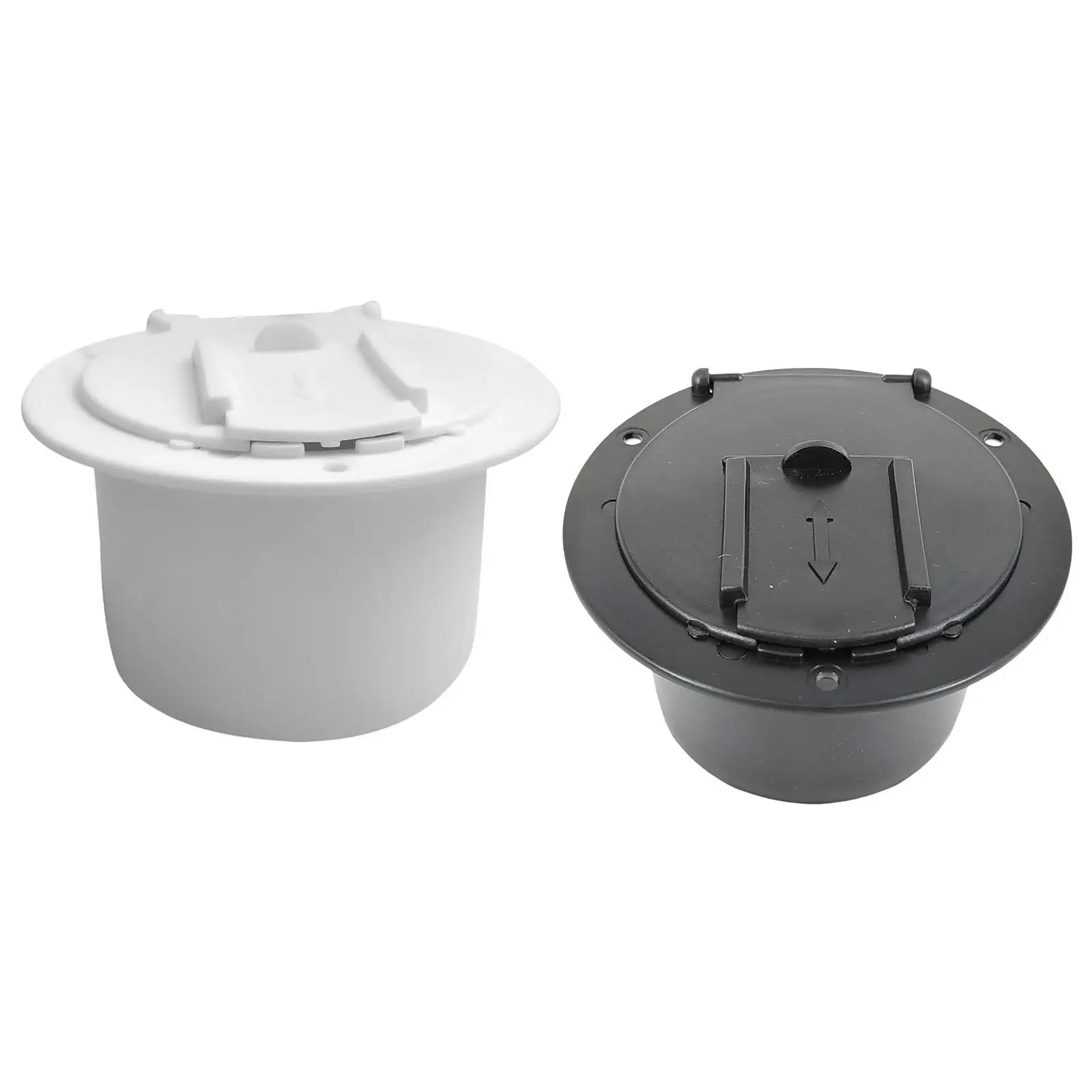 

Generic Electric Cable Hatch RV Accessories Professional Easy to Install 4 Inch Round Sturdy Power Cord Hatch Cover