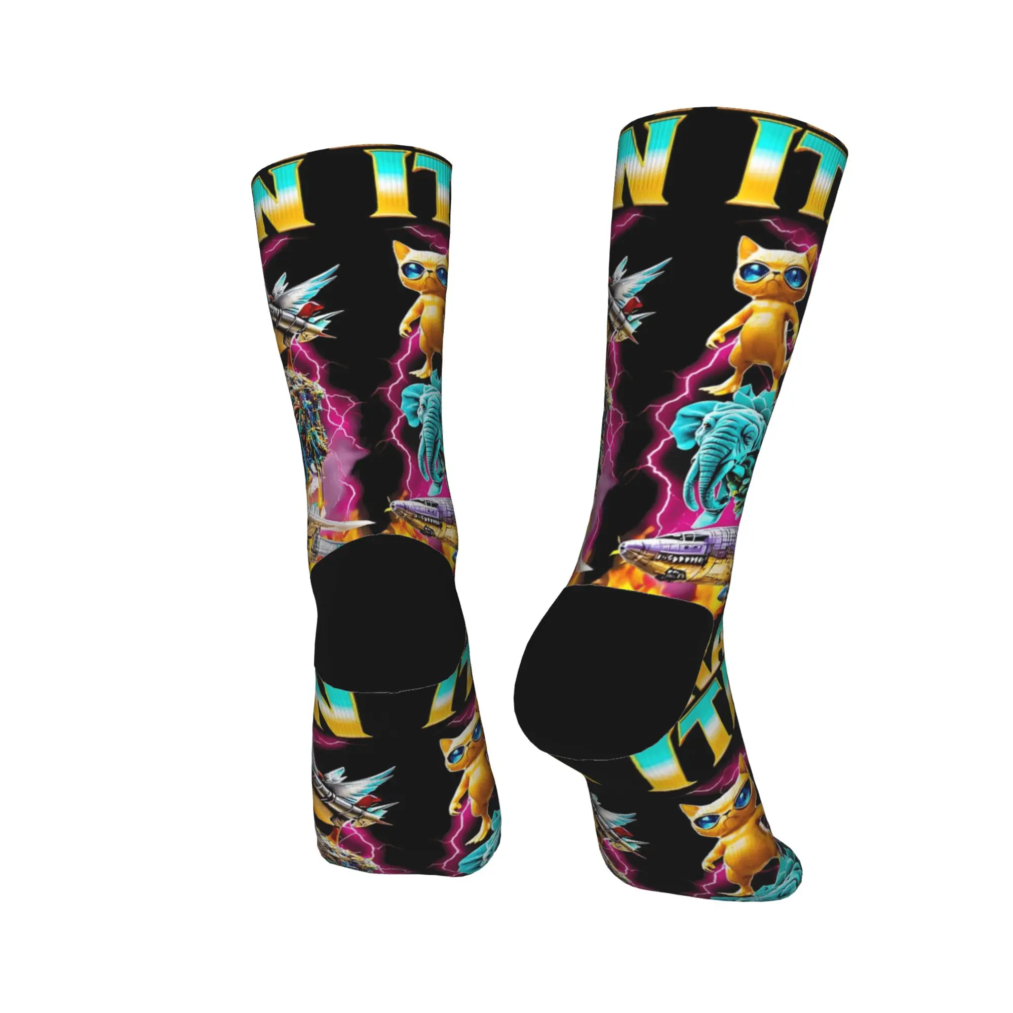 زوجين الجوارب الإيطالية Brainrot شخصيات العمل الفني جوارب الخريف مضحك تنفس الجوارب المطبوعة الدراجات المضادة للانزلاق الجوارب #4