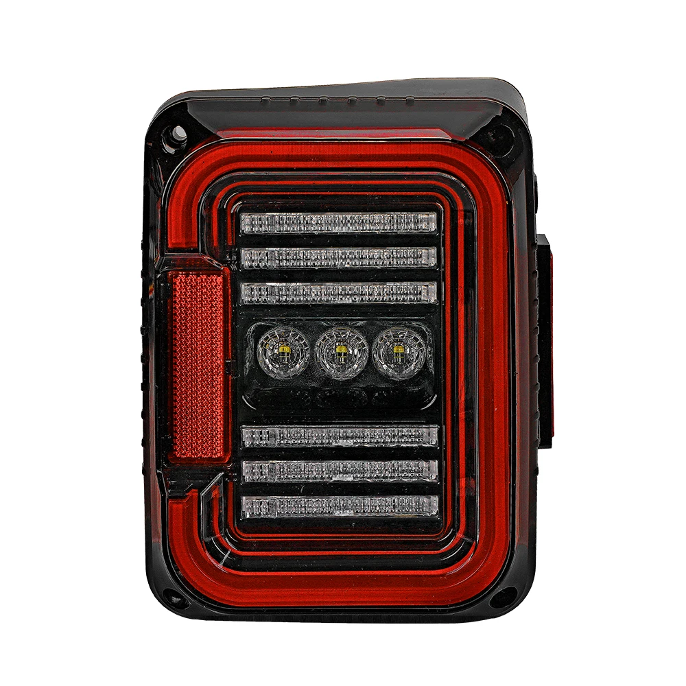 

STLF Unique Desig C Clear & Durable Turning Light Reverse Brake Led Tail Lamp 30W Led Tail Light for Truck and for Jk