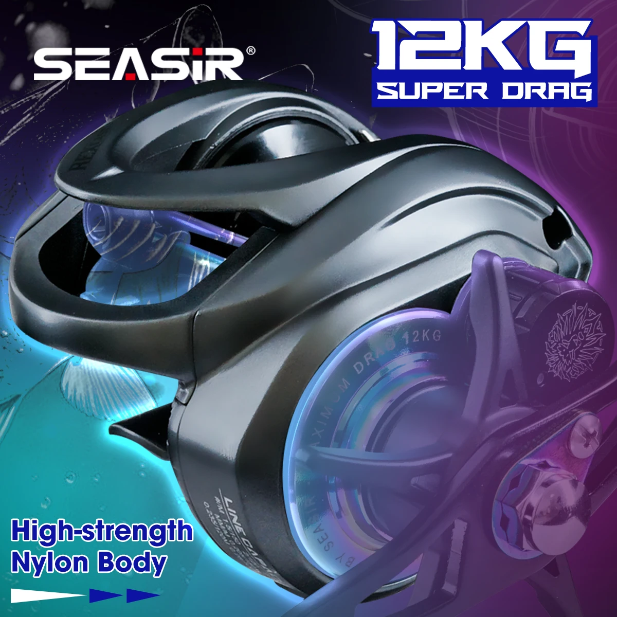 Seasir Rexcast Dc Baitcasting Fishing Reel 3 Digital Control Modes