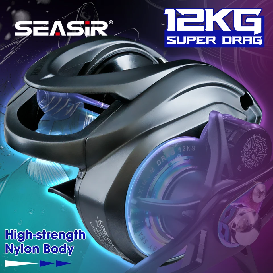 Seasir Rexcast Dc Baitcasting Fishing Reel 3 Digital Control Modes