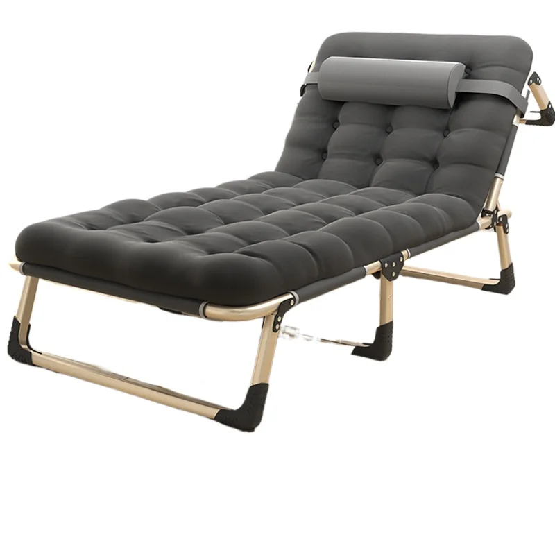

Rollaway bed Single Accessible Household simple lunch break bed Office outdoor nap camp bed Multifunctional recliner