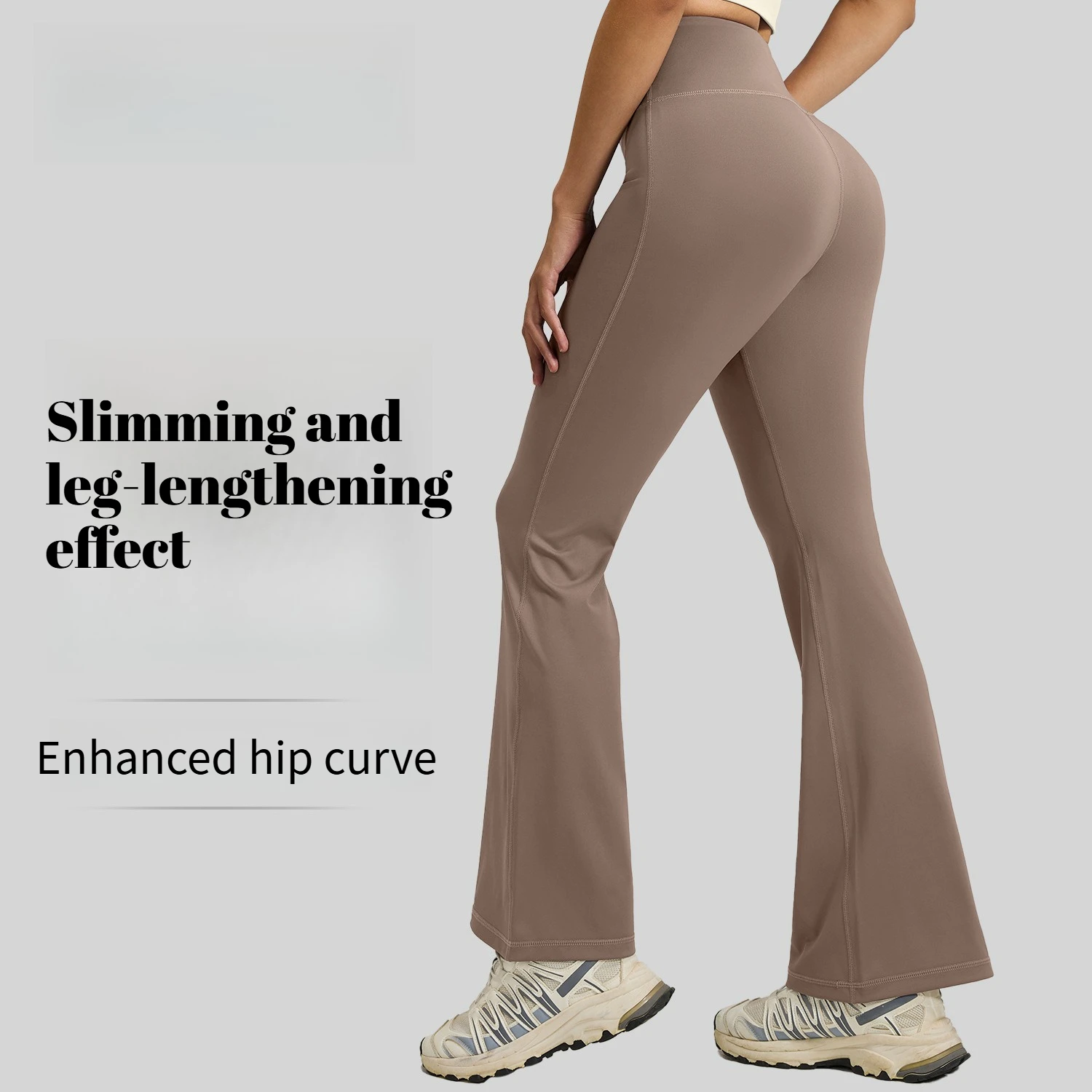 Women Flared Yoga Pants High Waist Wide Leg Stretch Bootcut Sweatpants Casual Workout Lounge Exercise