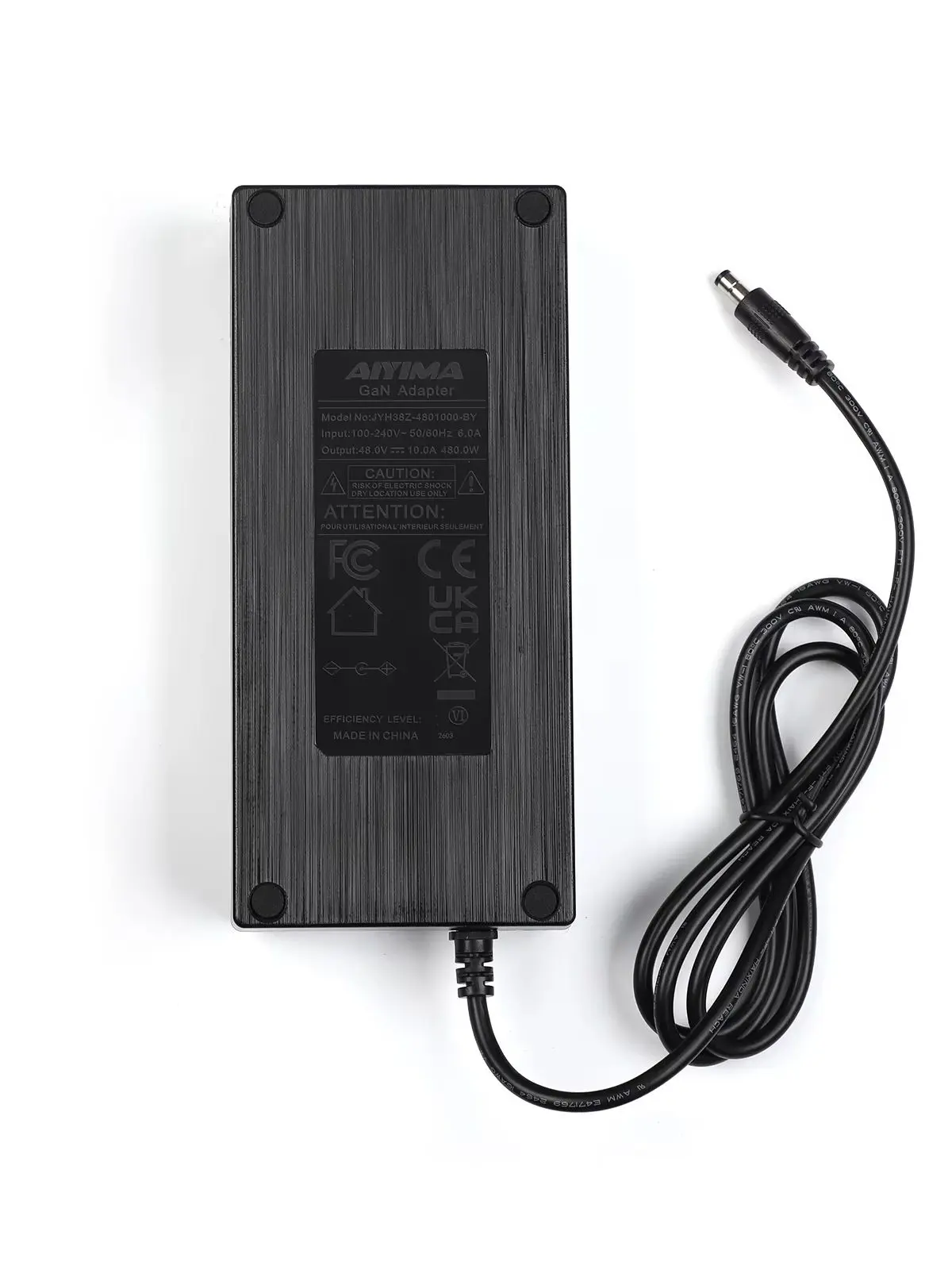 AIYIMA Audio GaN 48V 10A/5A DC-Netzteil Ladegerät Verstärker-Netzadapter für TPA3255 Verstärker Eingang 100-240V für A07 Max/ A70