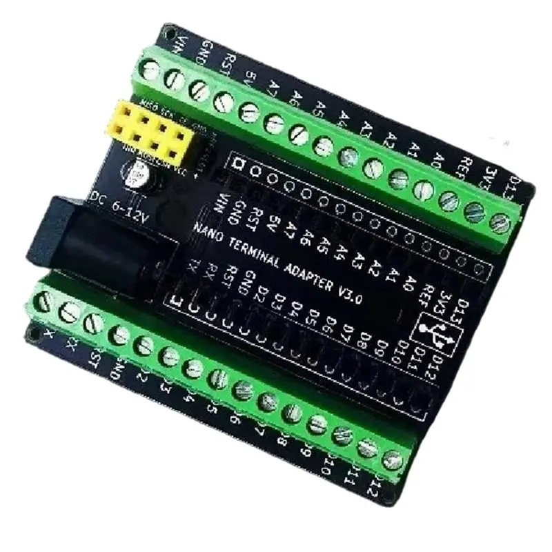 AAAN-For Arduino For Nano Terminal Adapter 2PCS With DC NRF2401+ Expansion Interface For Nano V3.0 Expansion Board