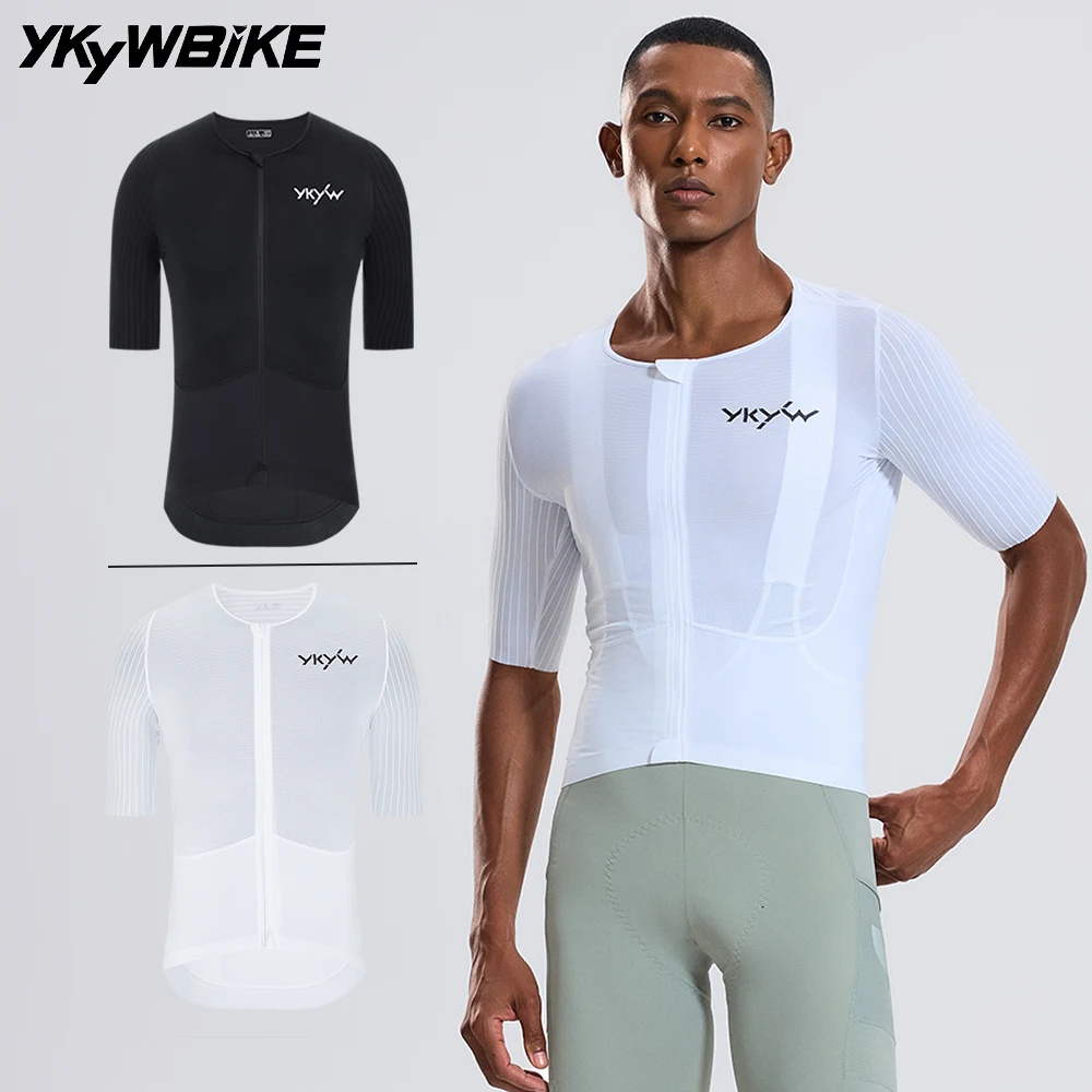 

Велоджерси YKYWBIKE 2026 мужское летнее, аэродинамическое, с коротким рукавом, легкое, для гонок, велосипедная футболка YKK