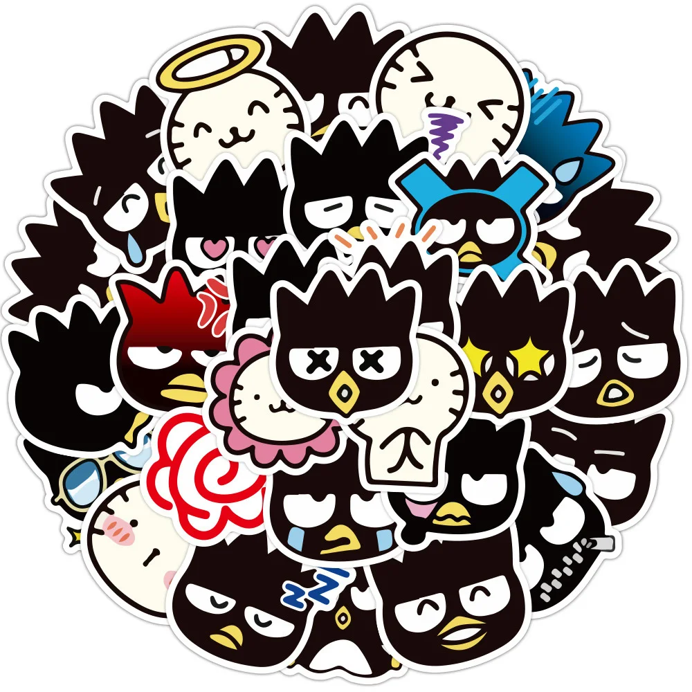 10/20/40 pçs kawaii badbadtz-maru anime adesivos para crianças decorativo scrapbooking telefone do portátil bonito dos desenhos animados adesivo brinquedos decalques