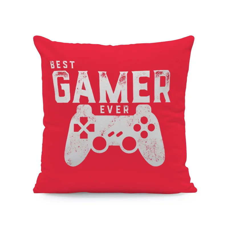 Game Controller Pillowcase Video Gamer Pillow Case for Boys Men Room Decoration Sofa Bed Couch Throw Pillow Cover Birthday Gift