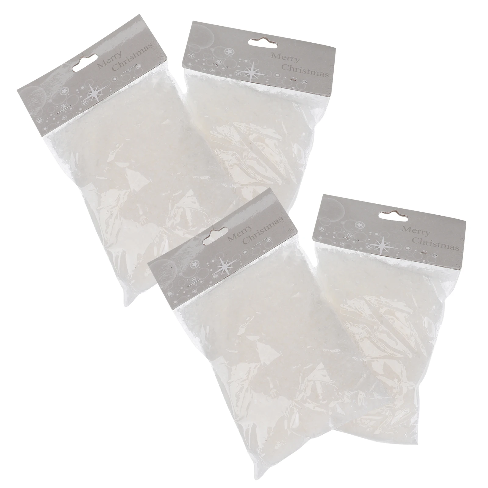 

Simulated Snowflake Decoration 4 Bags Artificial Snow Decorative Party Supplies Christmas Winter Photo Props Non Melting
