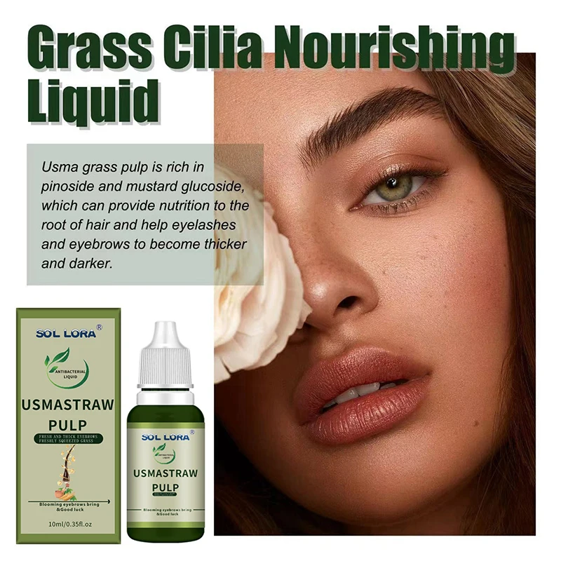Sérum de croissance rapide des sourcils, liquide noir naturel épais, hydratant, soin des sourcils, produit Anti-perte de cheveux, 10ML