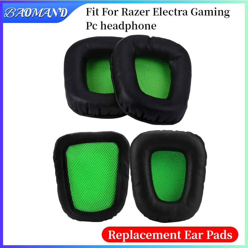 

Replacement Earpads For Razer Electra Gaming Pc Headphones Earmuff Ear Pads Cushion Cover Sleeve