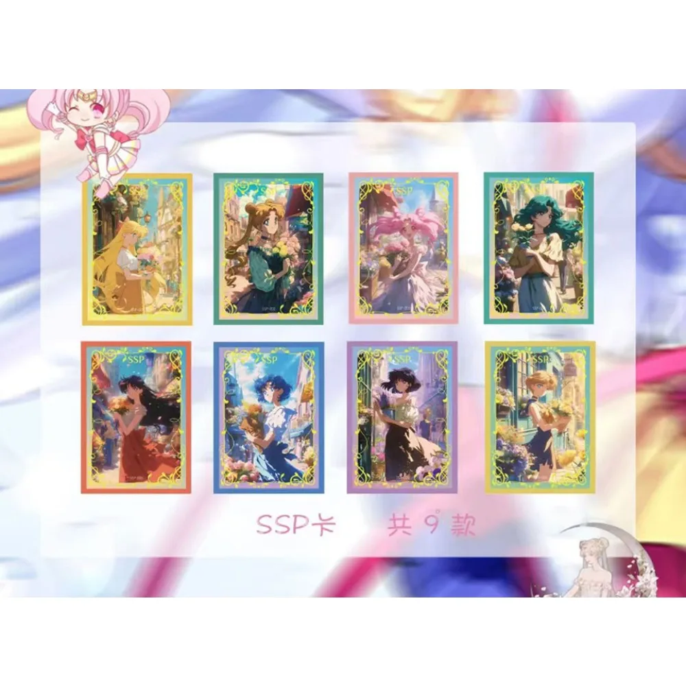 مجموعة بطاقات بحار القمر المشجعين مثل التحول السحري الكلاسيكي شخصية أنيمي ميزونو عامي هينو ري بطاقة إبداعية هدية ممتعة #2