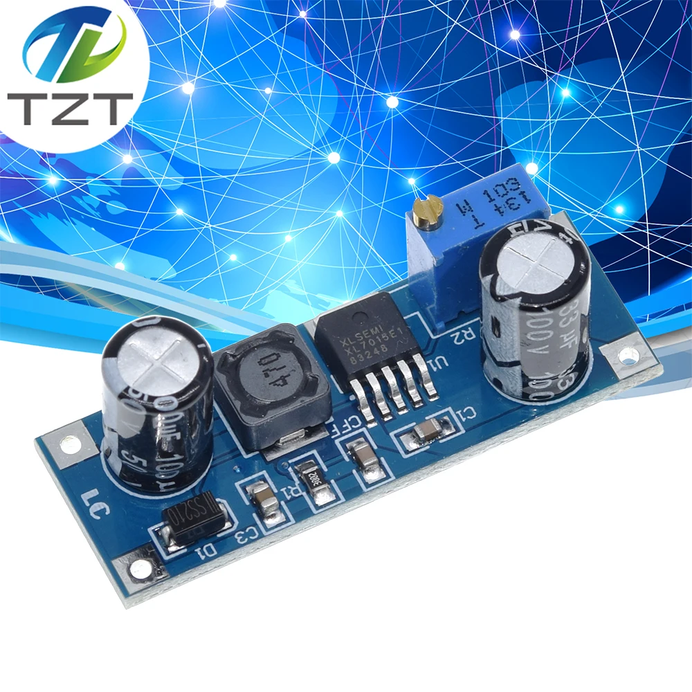 XL7015 DC-DC Dc converter Step-down module 5V-80V Wide voltage input 7005A LM2596