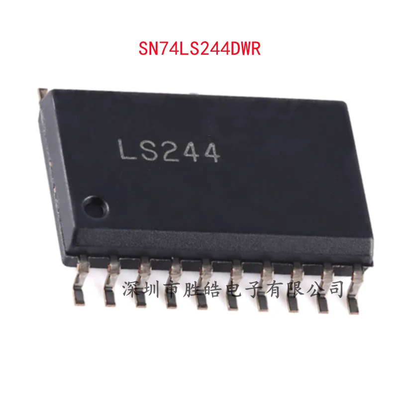 (10PCS) NEW   SN74LS244DWR    74LS244    Eight-Way Buffer and Line Driver Chips    SOIC-20   SN74LS244DWR     Integrated Circuit