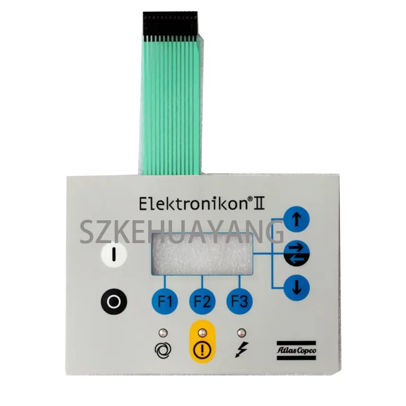 New For ATLAS COPCO ELEKTRONIKON II 1900071281 Replace LCD Display Panel / Membrane Keyboard