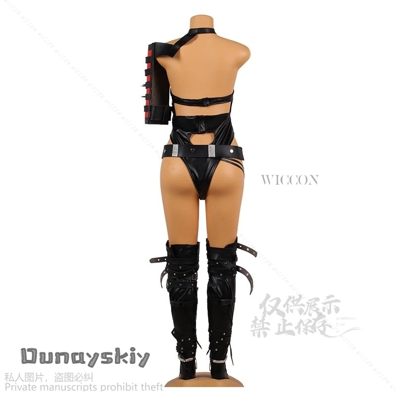 Anime Game Dead Or Alive Cosplay Rachel DOA Kostium Halloween Cos Mężczyzna Kobieta Pełny zestaw Seksowny kombinezon Cos Roleplay Shoes Prop