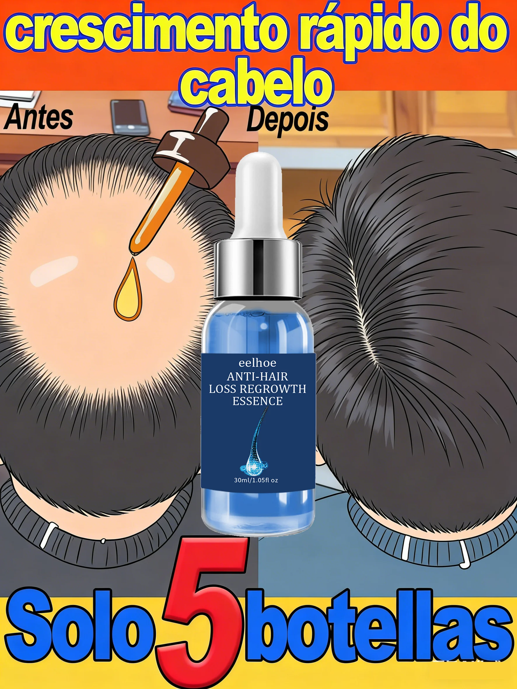 

The dormant hair follicles awaken, and the head becomes more luxuriant