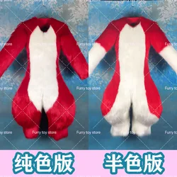 22-kolorowy futrzany kombinezon dla zwierząt Fursuit Wearable Furry Cute Furry Cosplay Costume Furry Suit Full Set Handmade Comic Sho