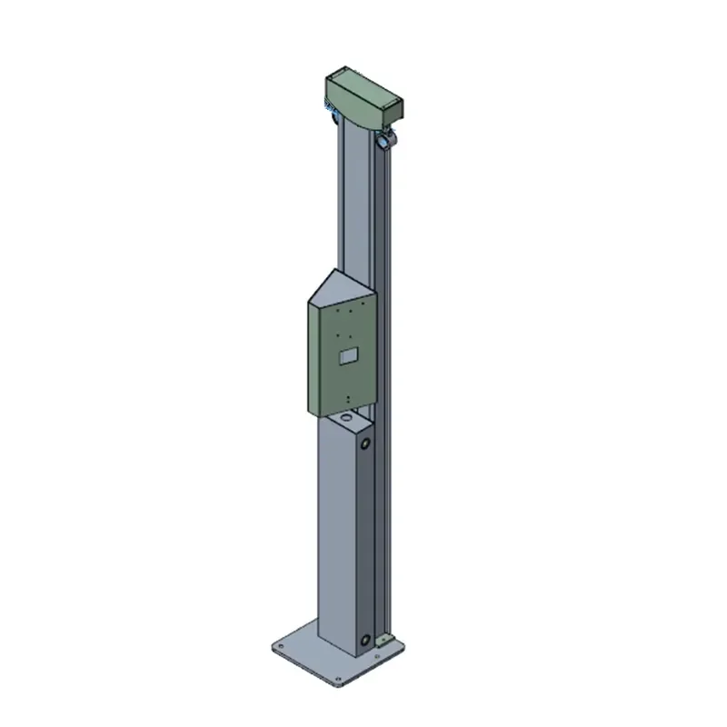 Retractable EV Charger Cable Organizer Stand Post Cord Management System Electric Vehicle EV Pedestal With Cable Management