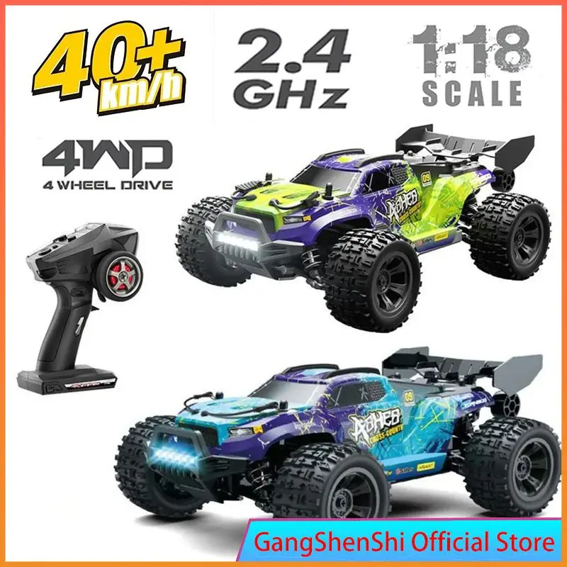 

1:18 40km/h Brushless RC Drift Car With LED Lights 4WD Electric High Speed Racing Remote Control Monster Truck for Kids Adults