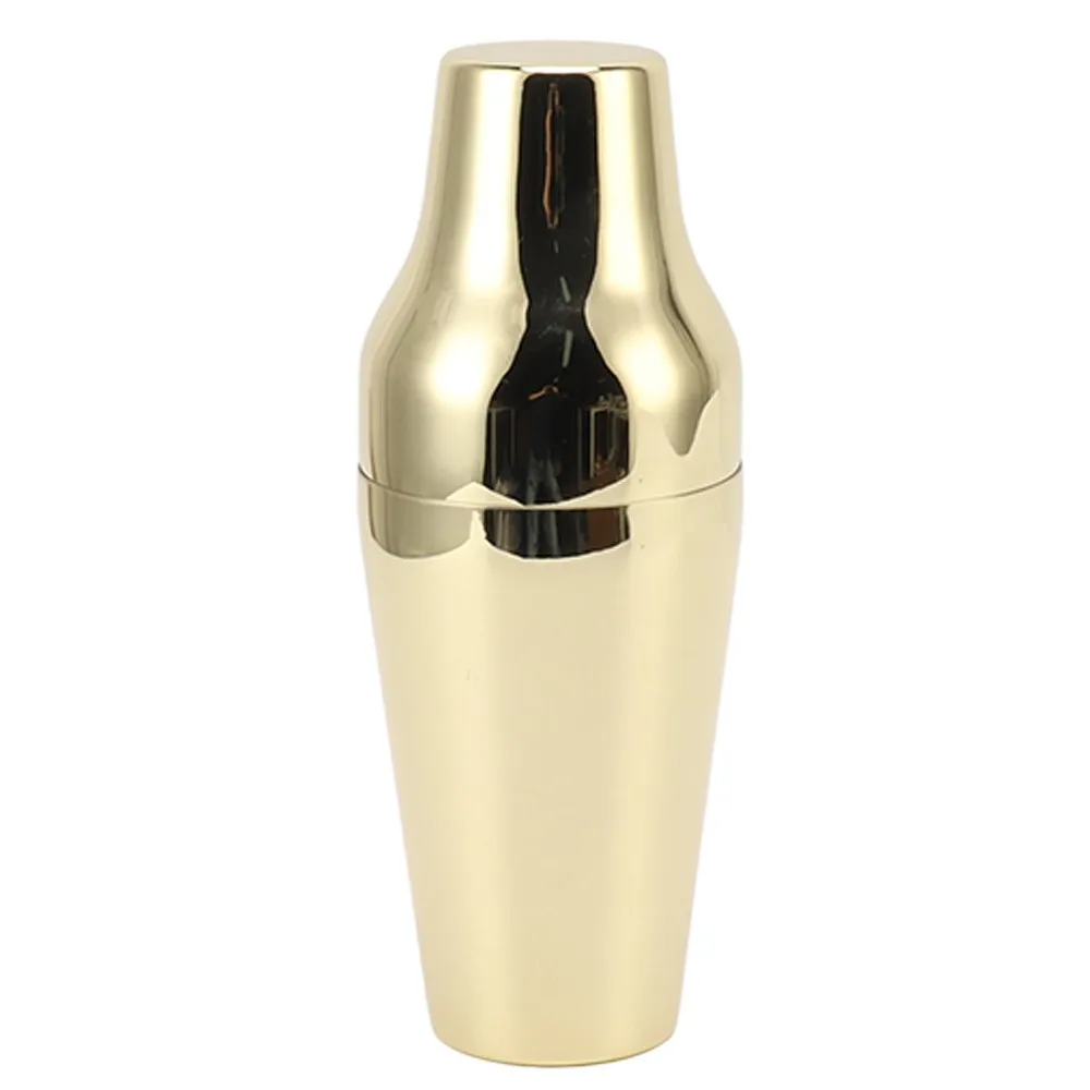 2 Piece French Style Stainless Steel Stainless Steel Drink Shaker Dishwasher Safe Martini Mixer Drink Shaker Set Home